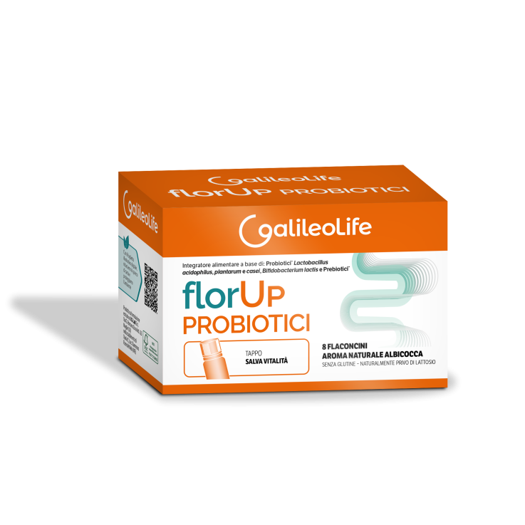FLORUP PROBIOTICI ADULTI INTEGRATORE FERMENTI LATTICI 8 FLACONCINI