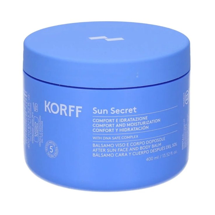 KORFF SUN SECRET BALSAMO DOPOSOLE VISO E CORPO 400 ML