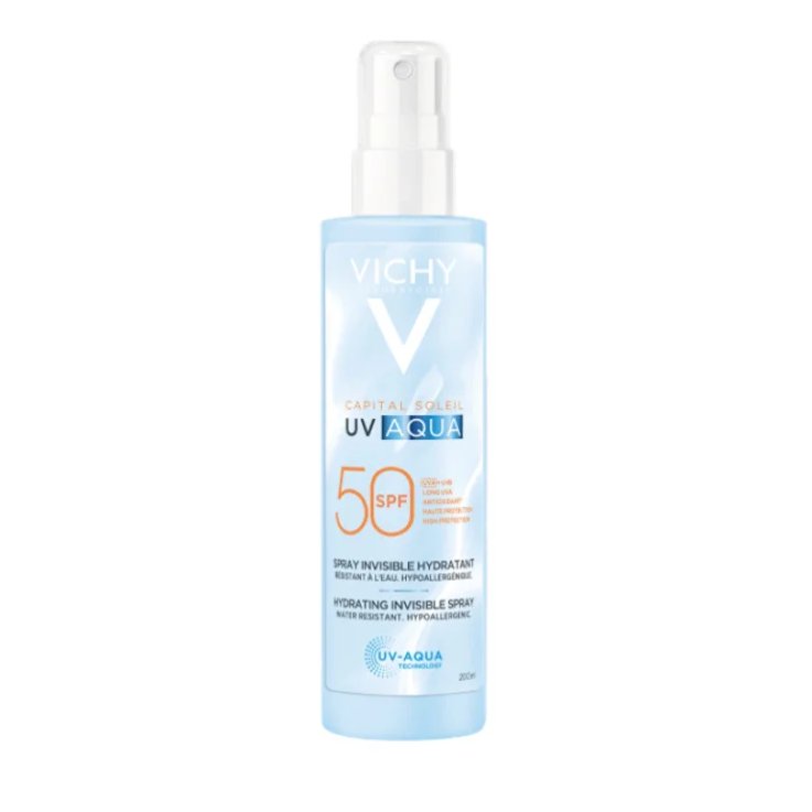 VICHY CAPITAL SOLEIL UV AQUA SPF50 SPRAY SOLARE CORPO 200 ML